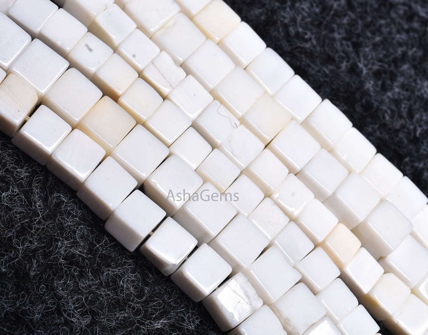 Beautiful White Opal Smooth Box Shape Beads, Natural White Opal 3D Cube Box Gemstone Beads,Opal Beads,Indian Handmade Bead Jewelry makings