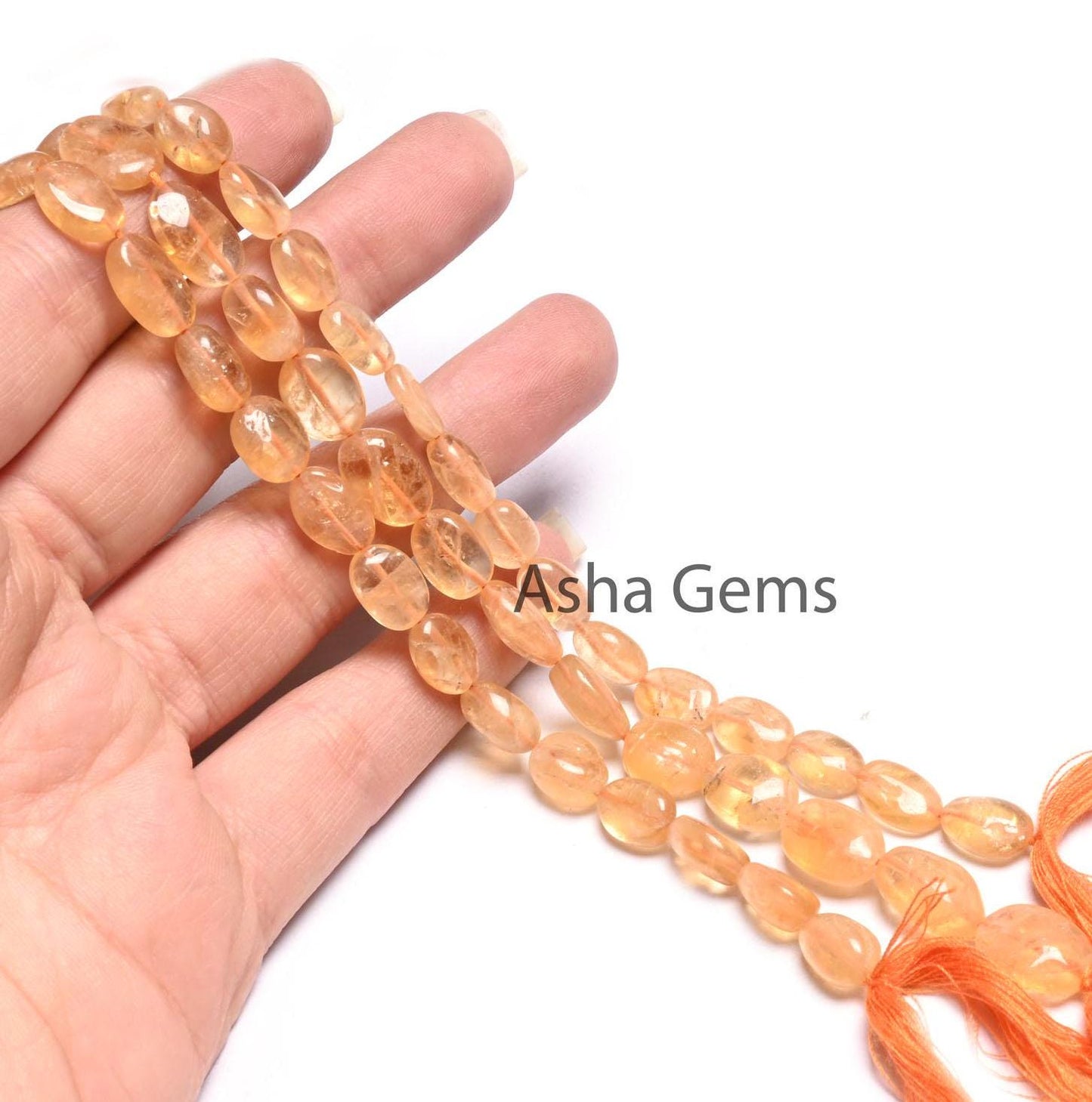 Natural Yellow Citrine Smooth Oval Gemstone Loose Beads,12.5"Citrine Plain Oval Shape Handmade Beads, Citrine Bead Jewelry Making Craft SALE