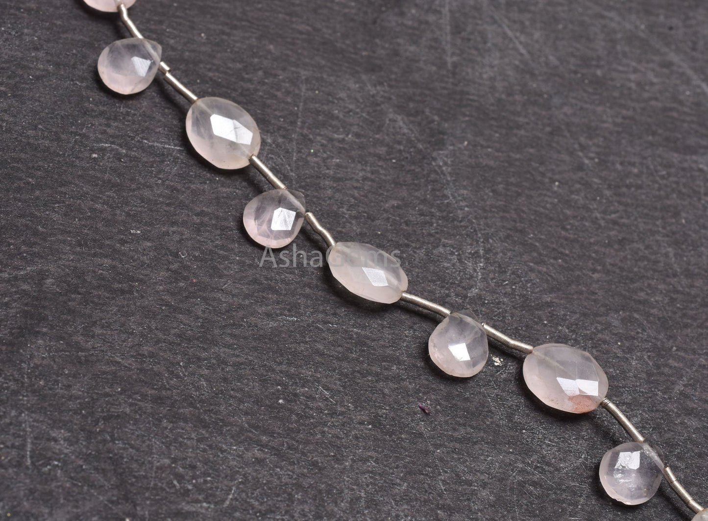 Natural Rose Quartz Faceted Pear+ Oval Shape Beads, Fine Pink Rose Quartz Multi Shape Fancy Briolette Gemstone Loose Bead Jewelry Craft SALE