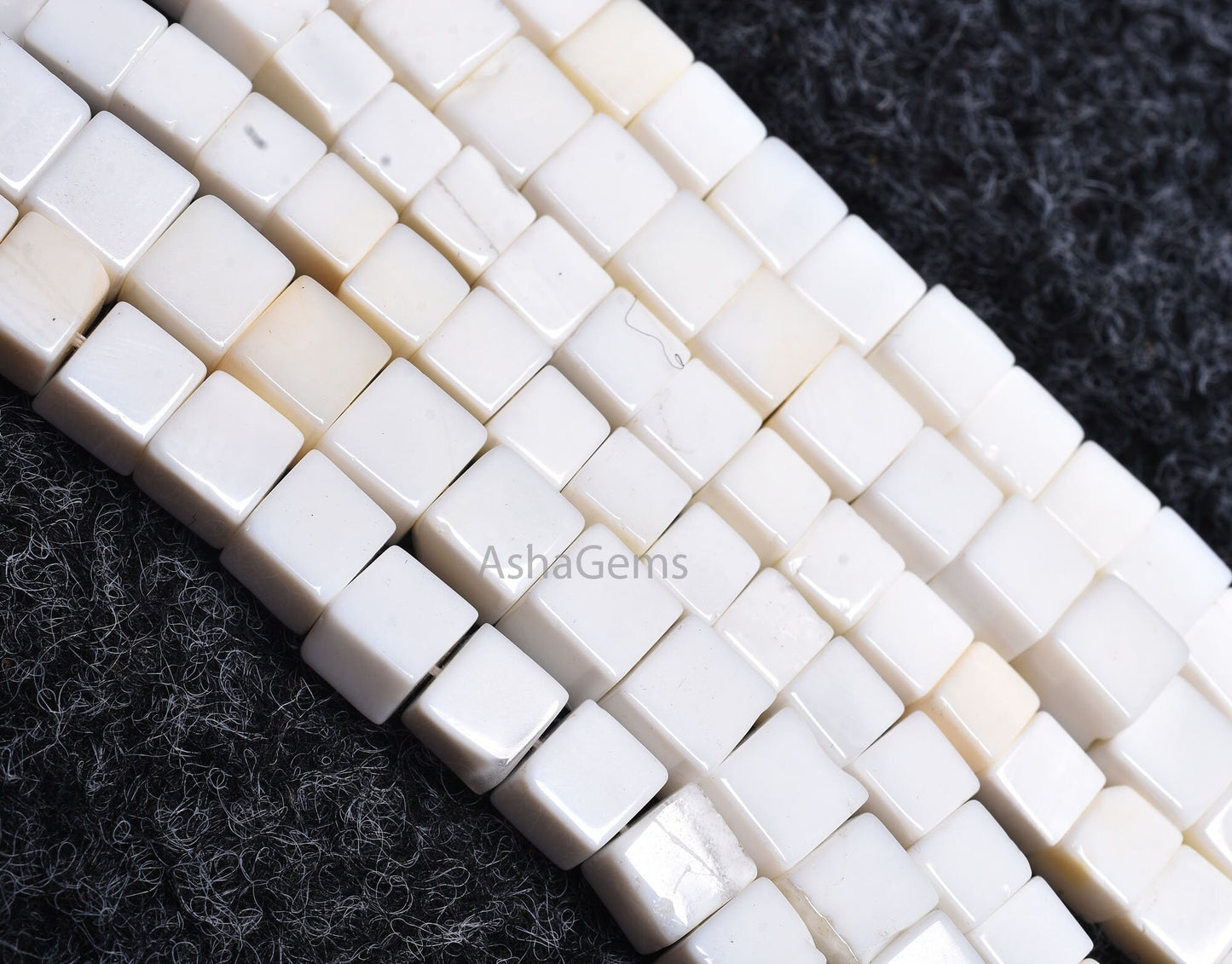 Beautiful White Opal Smooth Box Shape Beads, Natural White Opal 3D Cube Box Gemstone Beads,Opal Beads,Indian Handmade Bead Jewelry makings