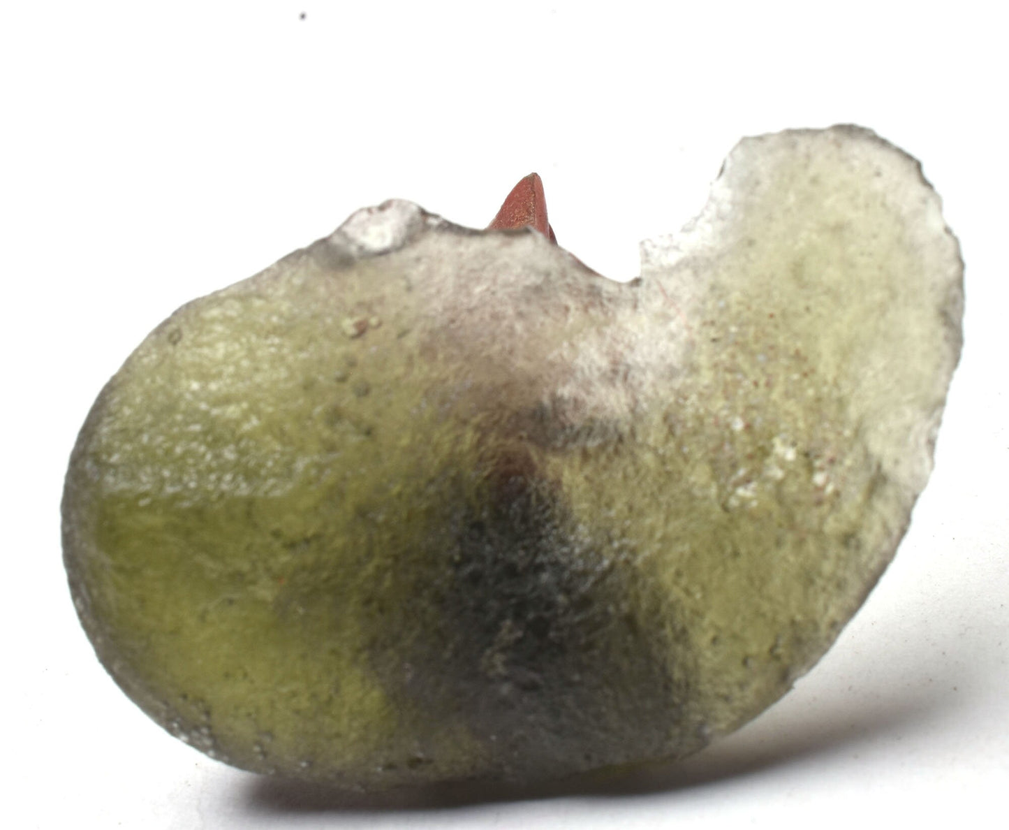 Natural Moldavite Raw Gemstone, 27.25 Carat , Green Moldavite Rough, Moldavite Nugget, Top Moldavite Loose Stone For Pendant Jewelry Makings