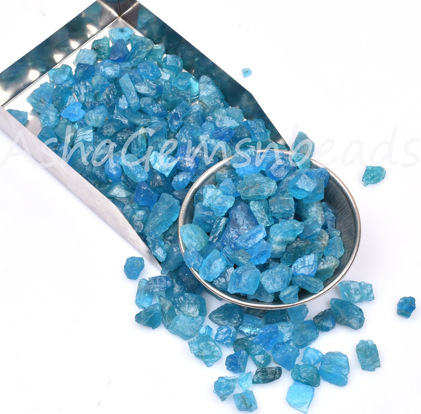 Natural Neon Apatite Raw Rough Stone,Super Fine AAA Neon Apatite Raw Loose Gemstone,Healing Crystal,Loose Apatite,Loose Gemstone,50 Carat