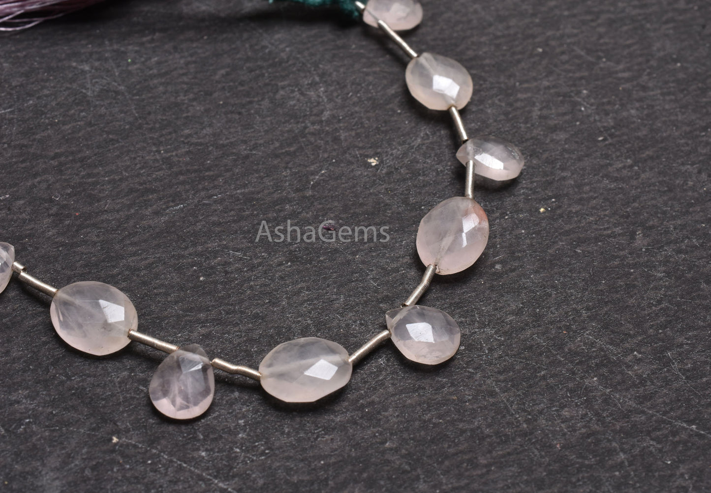 Natural Rose Quartz Faceted Pear+ Oval Shape Beads, Fine Pink Rose Quartz Multi Shape Fancy Briolette Gemstone Loose Bead Jewelry Craft SALE