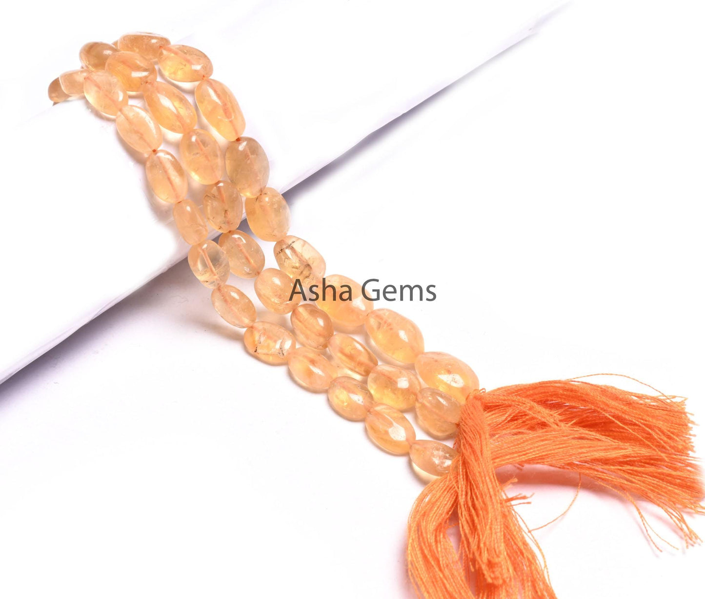 Natural Yellow Citrine Smooth Oval Gemstone Loose Beads,12.5"Citrine Plain Oval Shape Handmade Beads, Citrine Bead Jewelry Making Craft SALE