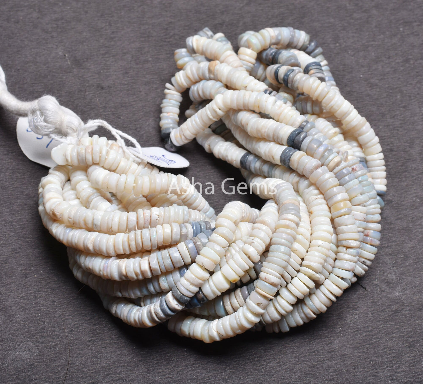 6 mm Beautiful Shaded Australian Opal Heishi Tyre Beads,16" Rare Australian Opal Smooth flat wheel Handmade Gemstone Natural Opal Beads SALE