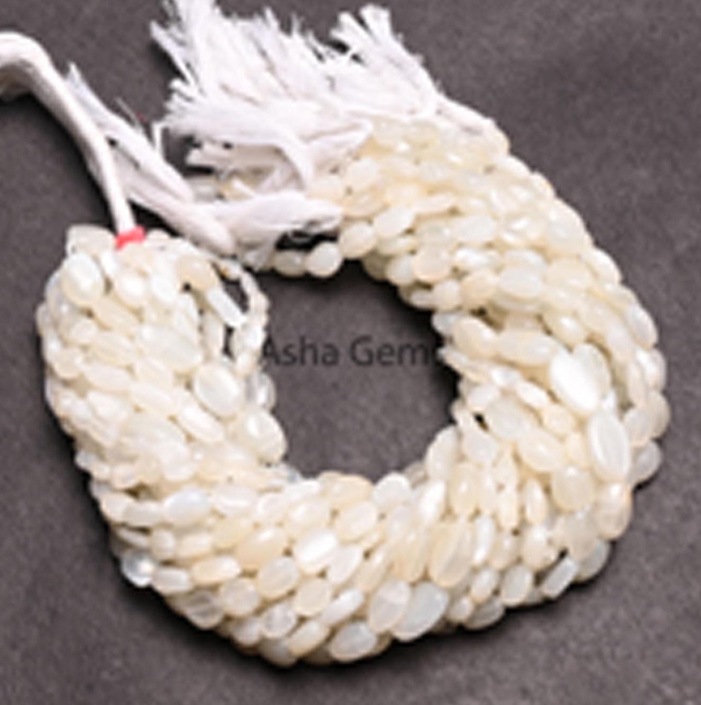 Natural White Moonstone Smooth Oval Shape handmade beads,12.5" Fine Moonstone Plain Oval Straight Drill Moonstone Beads Jewelry Making Craft