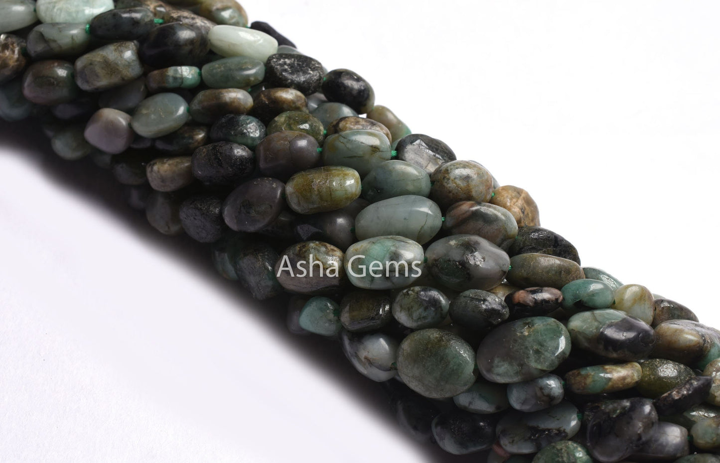 Natural Emerald Smooth Oval Shape Gemstone Beads,12" Strand Shaded Sakota Emerald Oval Uneven Handmade Plain Beads, Emerald Loose Beads SALE