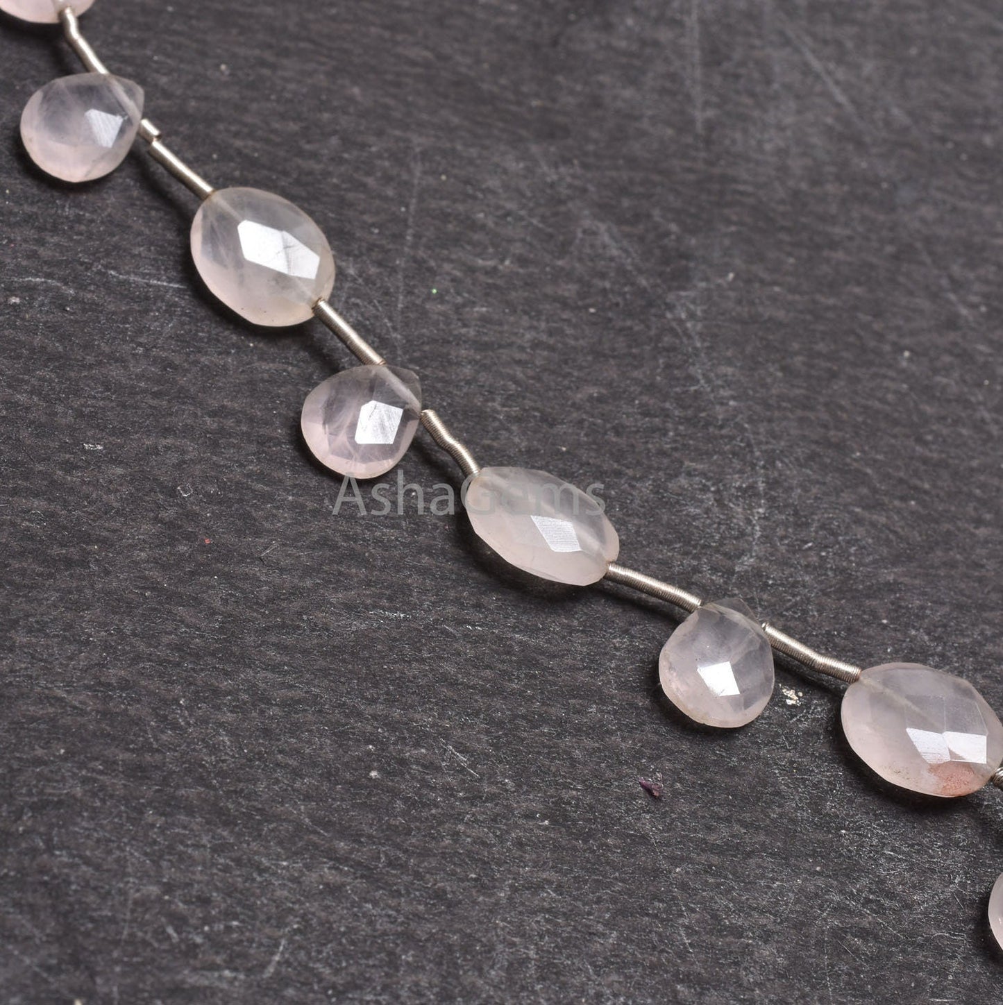 Natural Rose Quartz Faceted Pear+ Oval Shape Beads, Fine Pink Rose Quartz Multi Shape Fancy Briolette Gemstone Loose Bead Jewelry Craft SALE