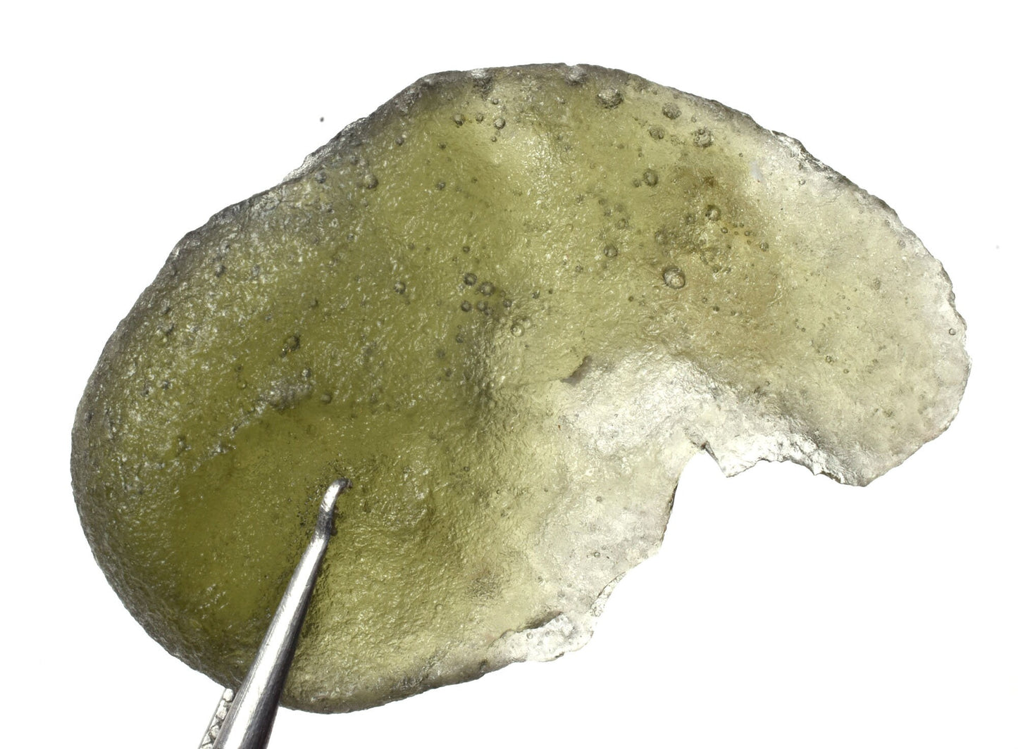 Natural Moldavite Raw Gemstone, 27.25 Carat , Green Moldavite Rough, Moldavite Nugget, Top Moldavite Loose Stone For Pendant Jewelry Makings