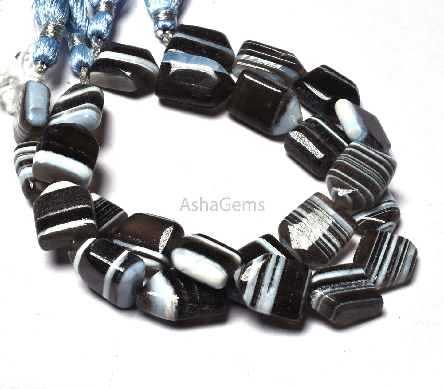 Beautiful Blue Boulder Opal Fancy Shape Beads,8" Strand Blue Boulder Opal Fancy gate shape Smooth Beads, Blue Opal Beads For Jewelry Making
