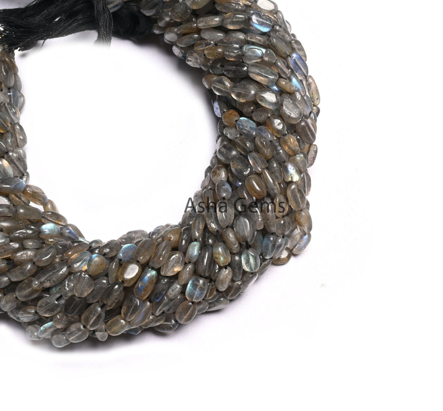 Natural flash Labradorite Smooth Uneven Shape Oval Handmade Gemstone Beads,12.5"strand Multi fire Labradorite Long oval Nugget bead Jewelry