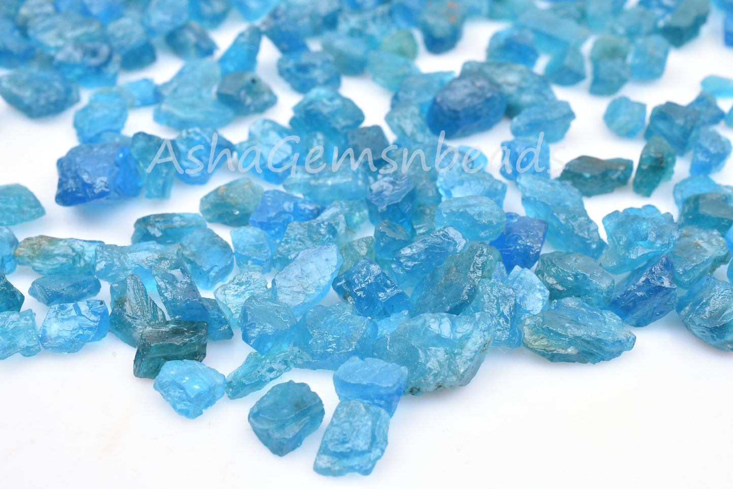 Natural Neon Apatite Raw Rough Stone,Super Fine AAA Neon Apatite Raw Loose Gemstone,Healing Crystal,Loose Apatite,Loose Gemstone,50 Carat