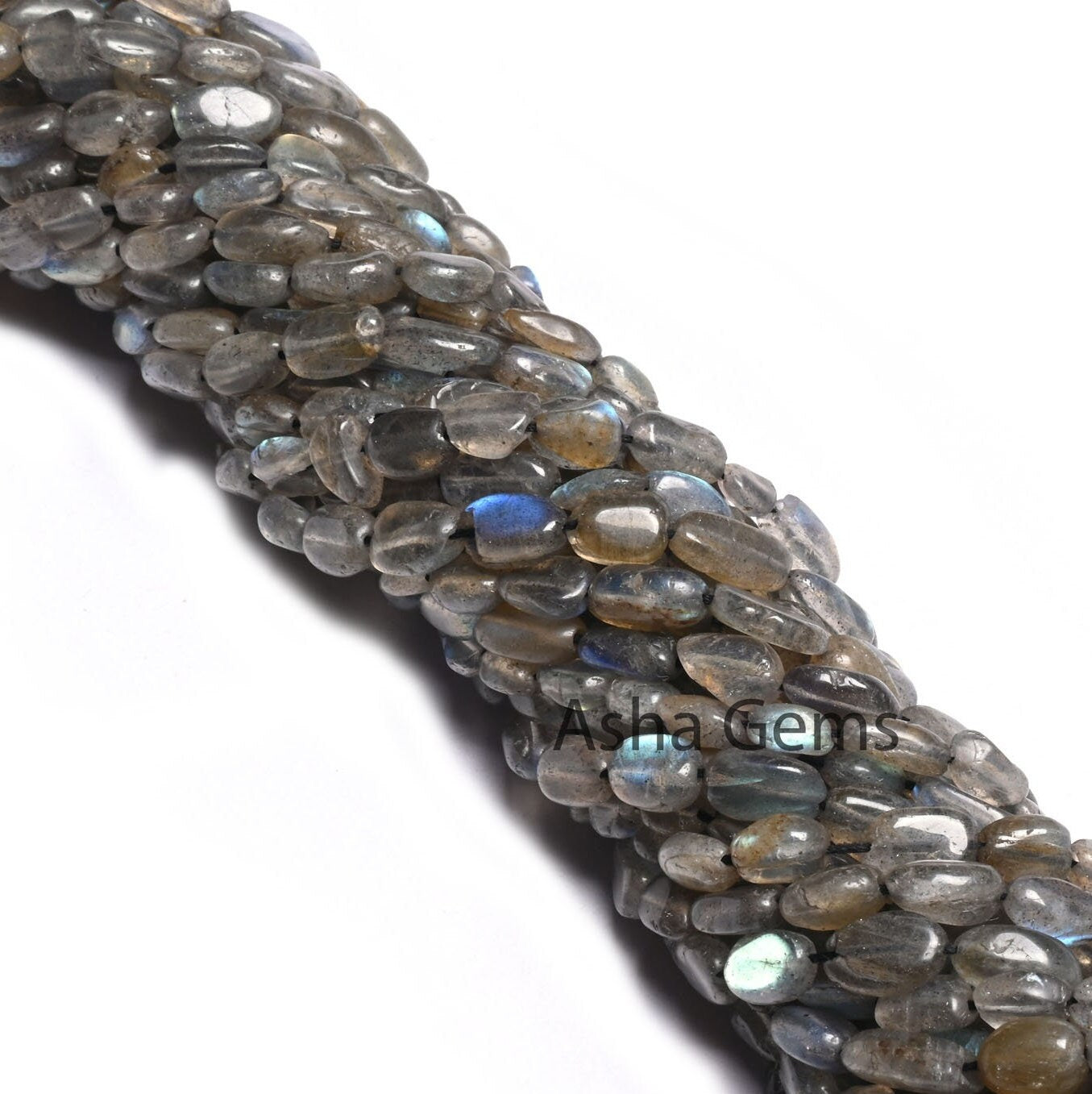 Natural flash Labradorite Smooth Uneven Shape Oval Handmade Gemstone Beads,12.5"strand Multi fire Labradorite Long oval Nugget bead Jewelry