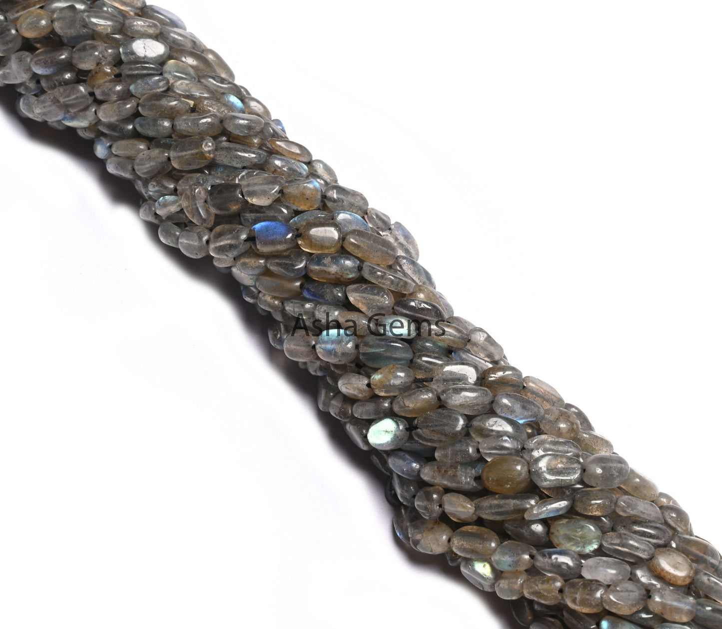 Natural flash Labradorite Smooth Uneven Shape Oval Handmade Gemstone Beads,12.5"strand Multi fire Labradorite Long oval Nugget bead Jewelry